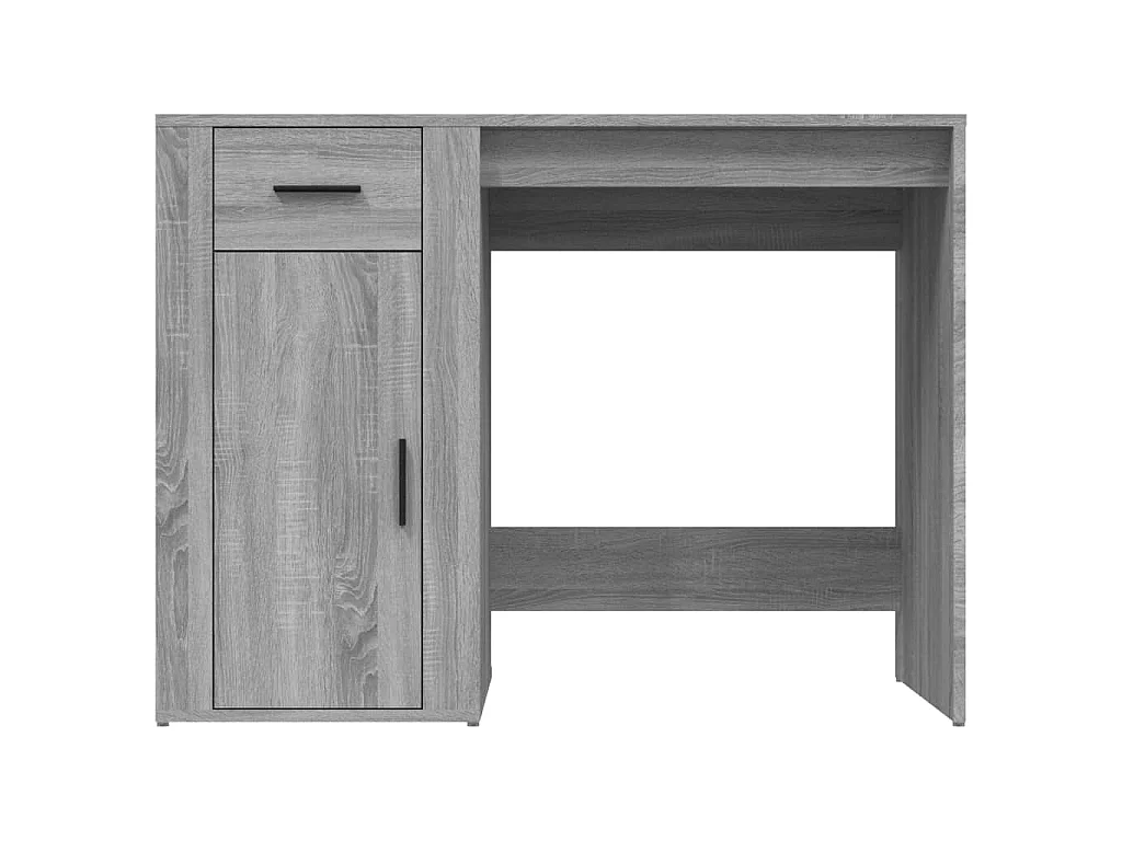 Bureau Sonoma gris 100x49x75 cm Bois d'ingénierie