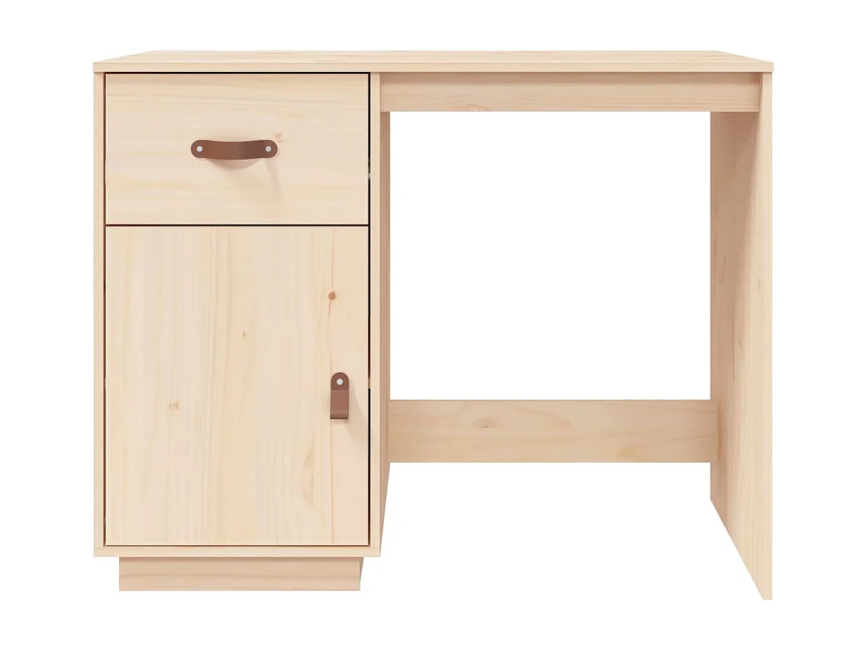 Scrivania 95x50x75 cm in Legno Massello di Pino