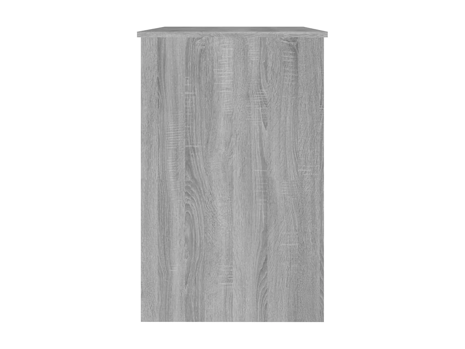 Escritorio de madera contrachapada gris Sonoma 100x50x76 cm