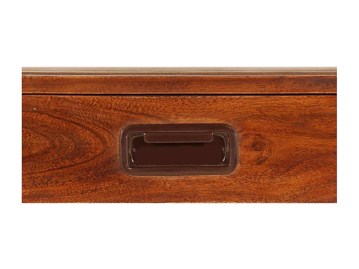 Schreibtisch Massivholz mit Honigfarbenem Finish 110x50x76 cm