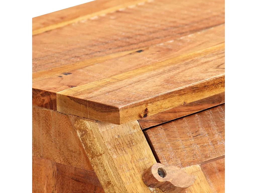 Schrijftafel 90x40x107cm massief acaciahout
