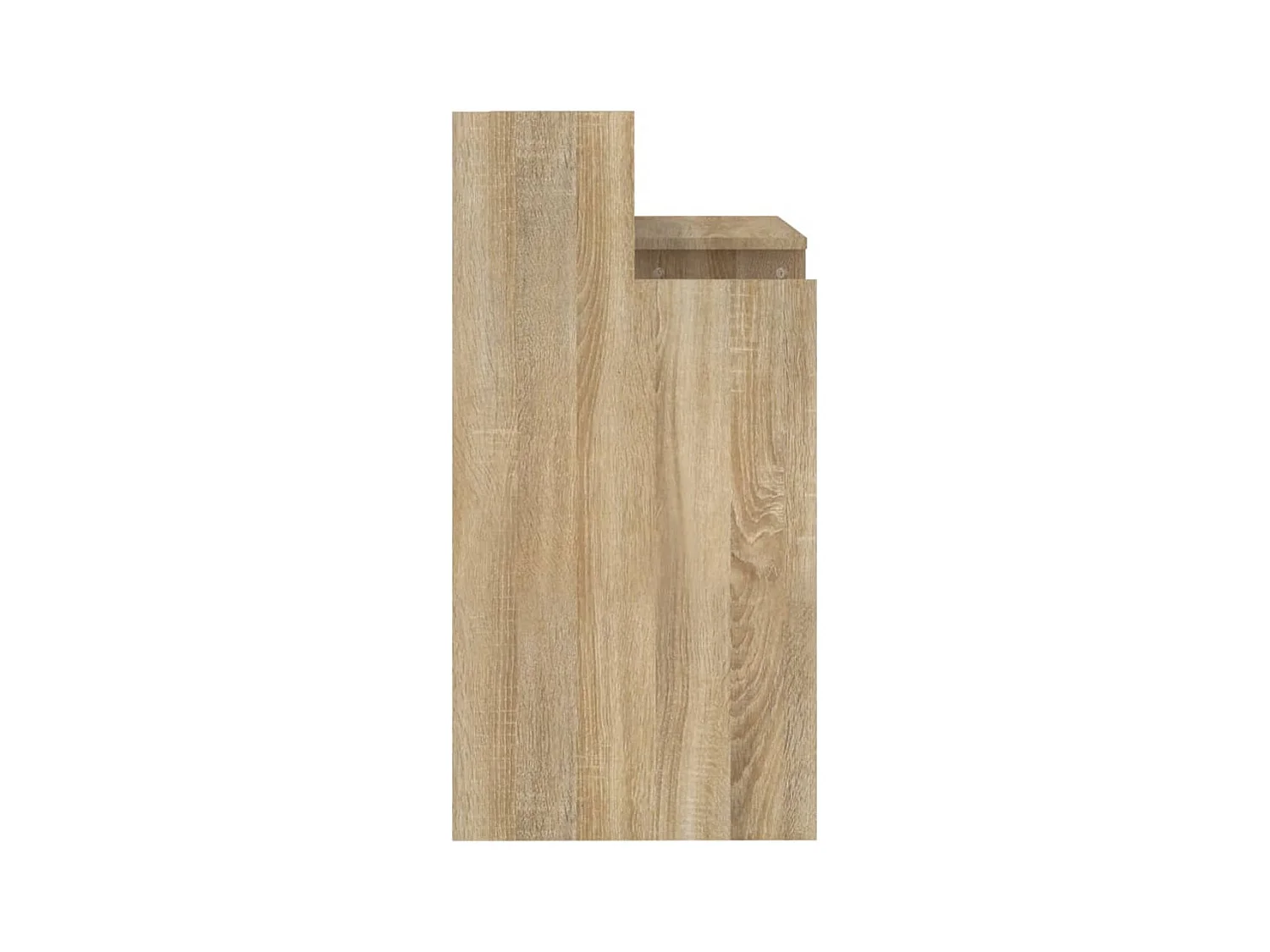 Bureau met LED-verlichting 97x45x90 cm hout sonoma eikenkleurig