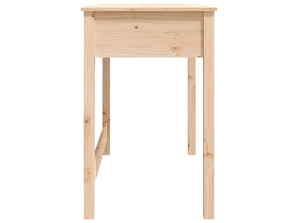 Scrivania con Cassetti 100x50x78 cm in Legno Massello di Pino