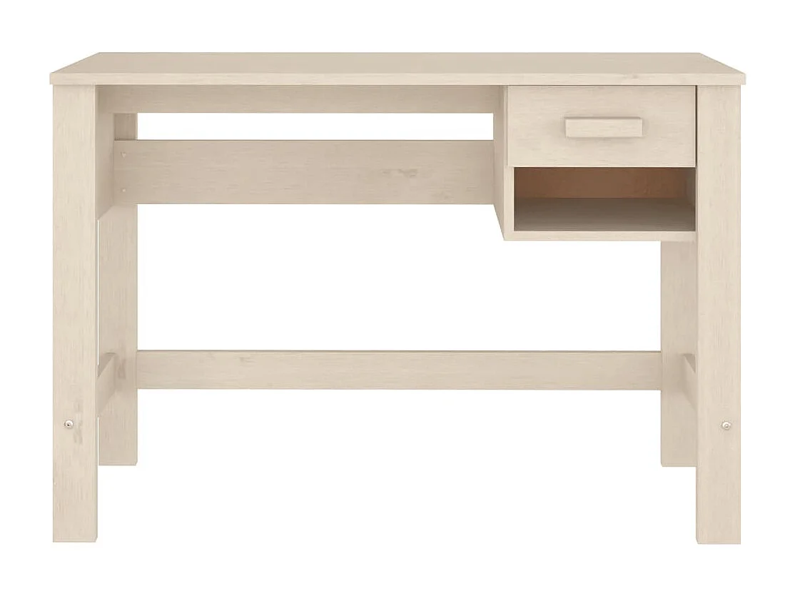 Scrivania HAMAR ambra 110x40x75 cm in Legno Massello di Pino