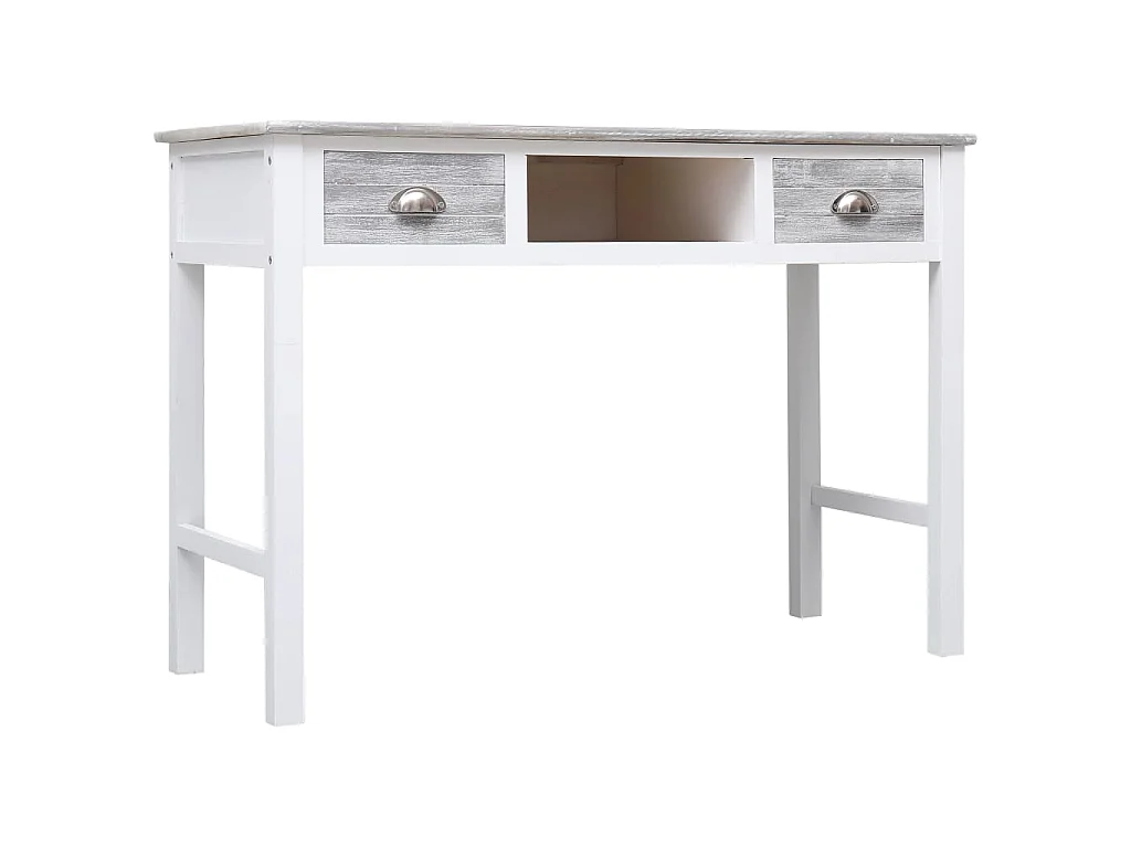Bureau Gris 110x45x76 cm Bois
