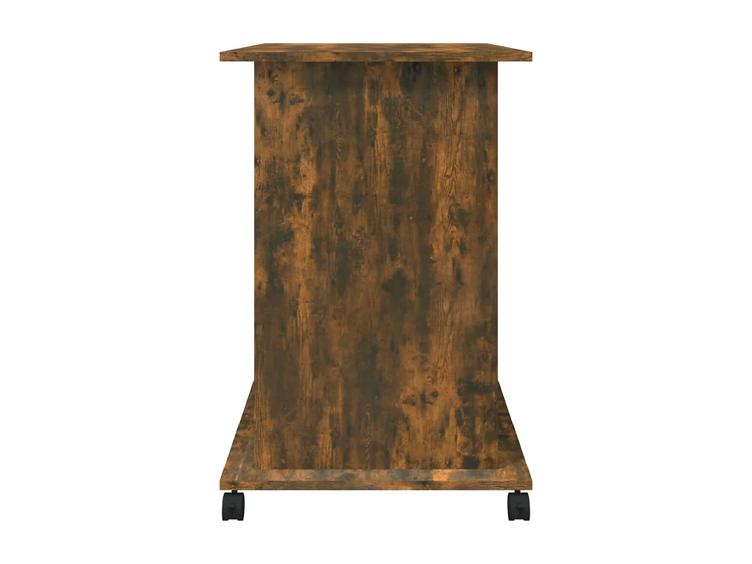 Bureau d'ordinateur Chêne fumé 80x50x75 cm Bois d'ingénierie