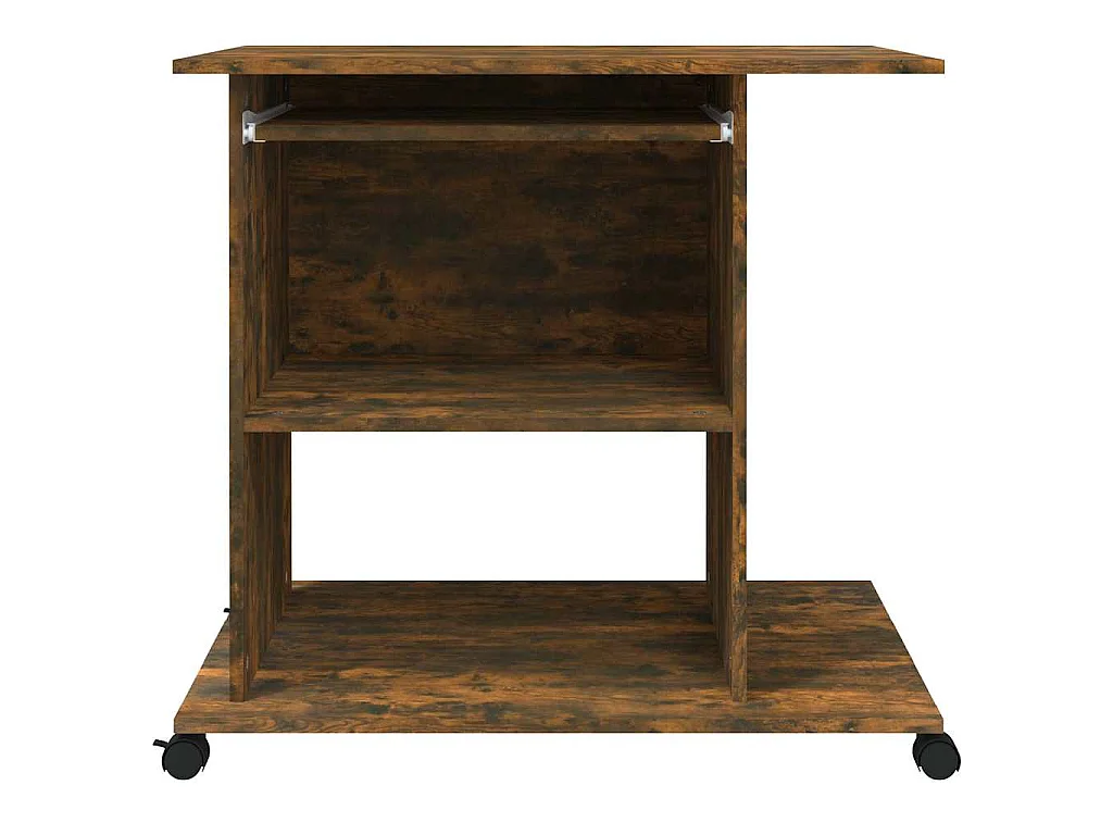Schreibtisch Räuchereiche 80x50x75 cm Holzwerkstoff