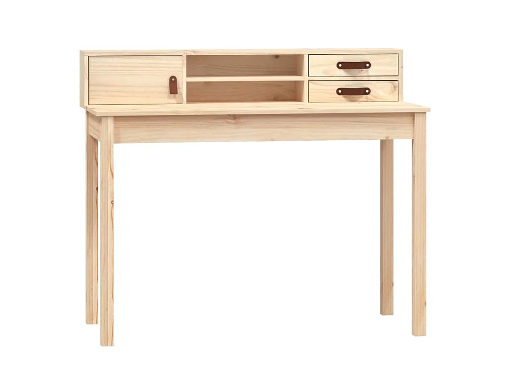 Bureau 110x50x93 cm Bois massif Pin
