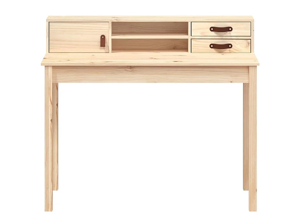 Bureau 110x50x93 cm Bois massif Pin