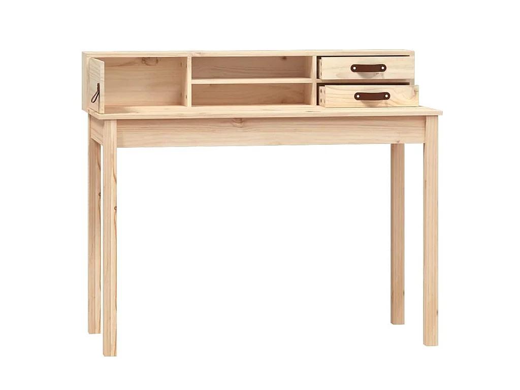 Bureau 110x50x93 cm Bois massif Pin