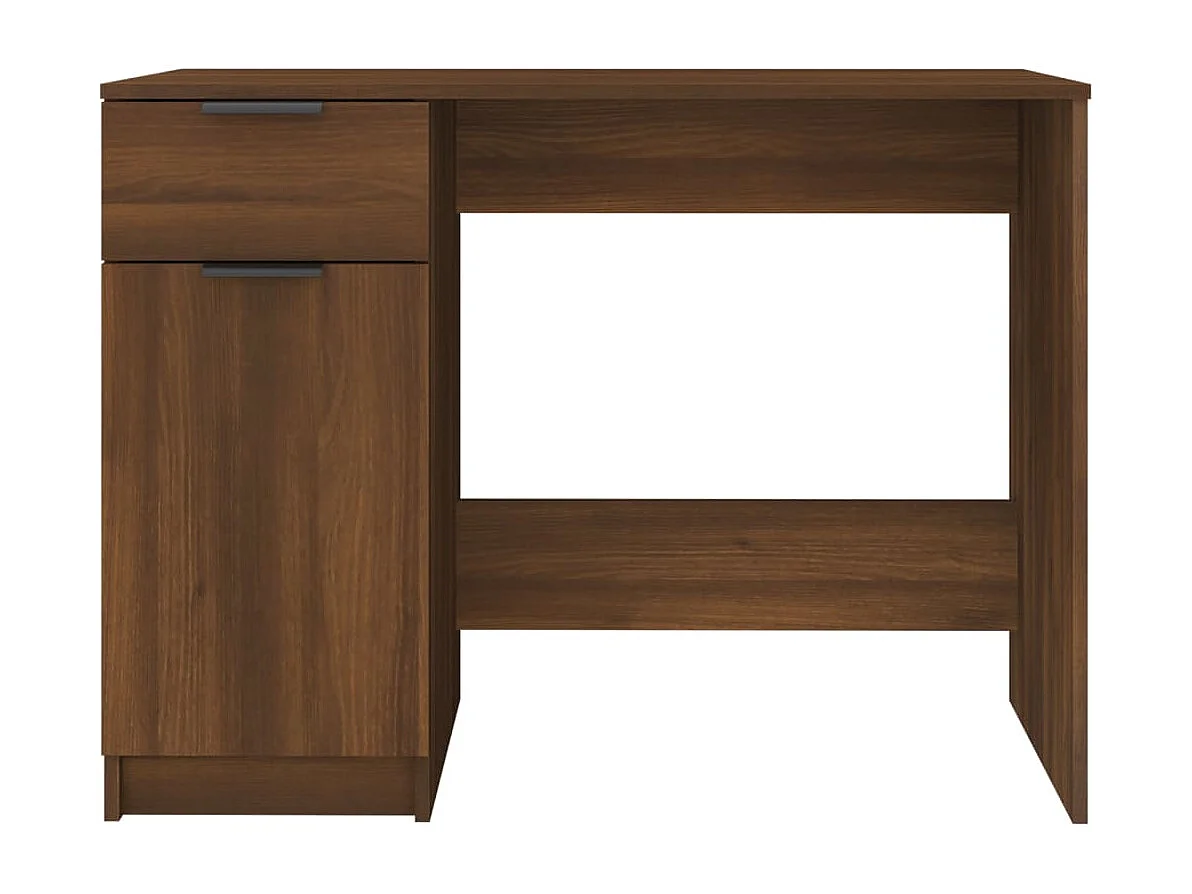 Bureau Chêne marron 100x50x75 cm Bois d'ingénierie