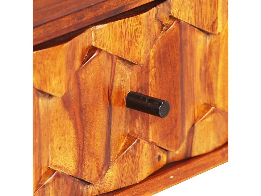 Scrittoio in Legno Massello di Acacia 118x50x76 cm