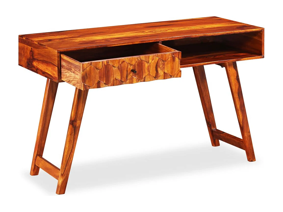 Table d'écriture Bois massif de Sesham 118 x 50 x 76 cm