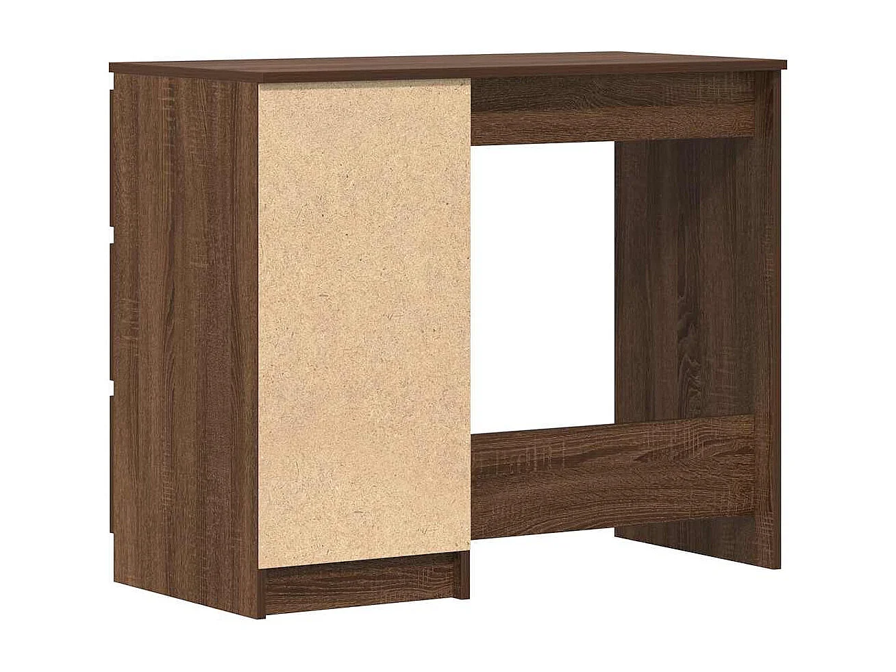 Bureau Chêne marron 90x45x76 cm Bois d'ingénierie