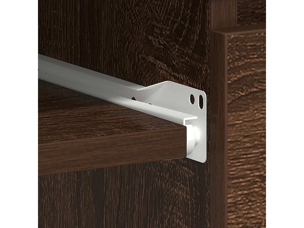 Bureau Chêne marron 90x45x76 cm Bois d'ingénierie