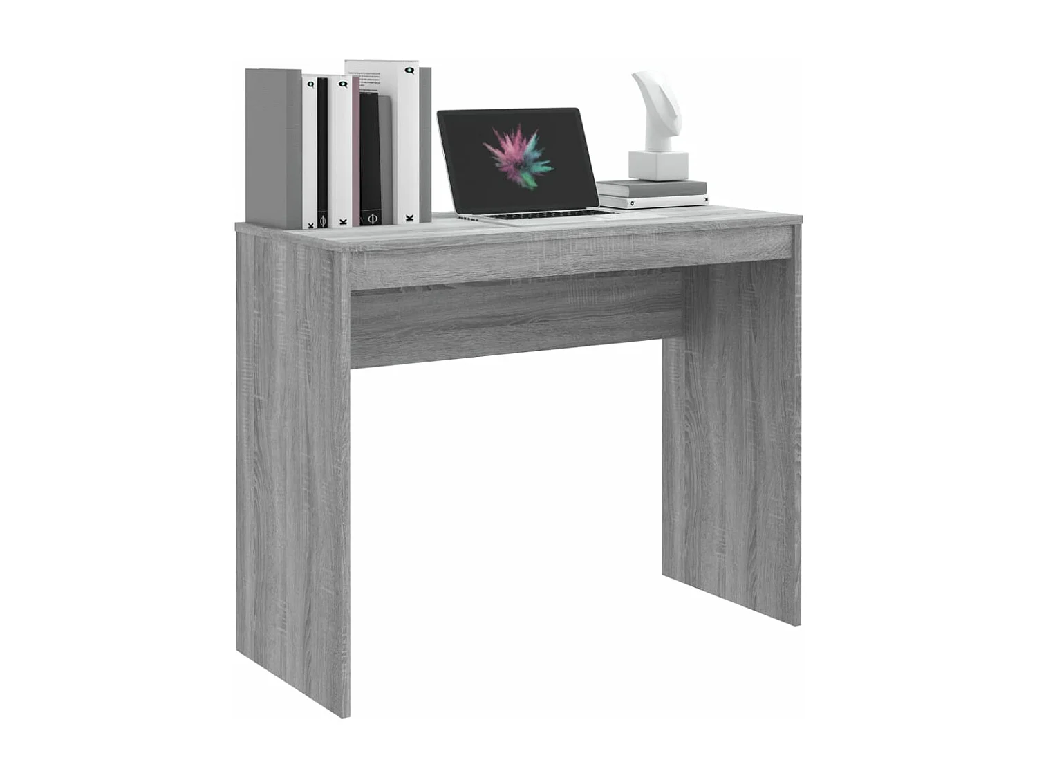 Bureau Sonoma gris 90x40x72 cm Bois d'ingénierie