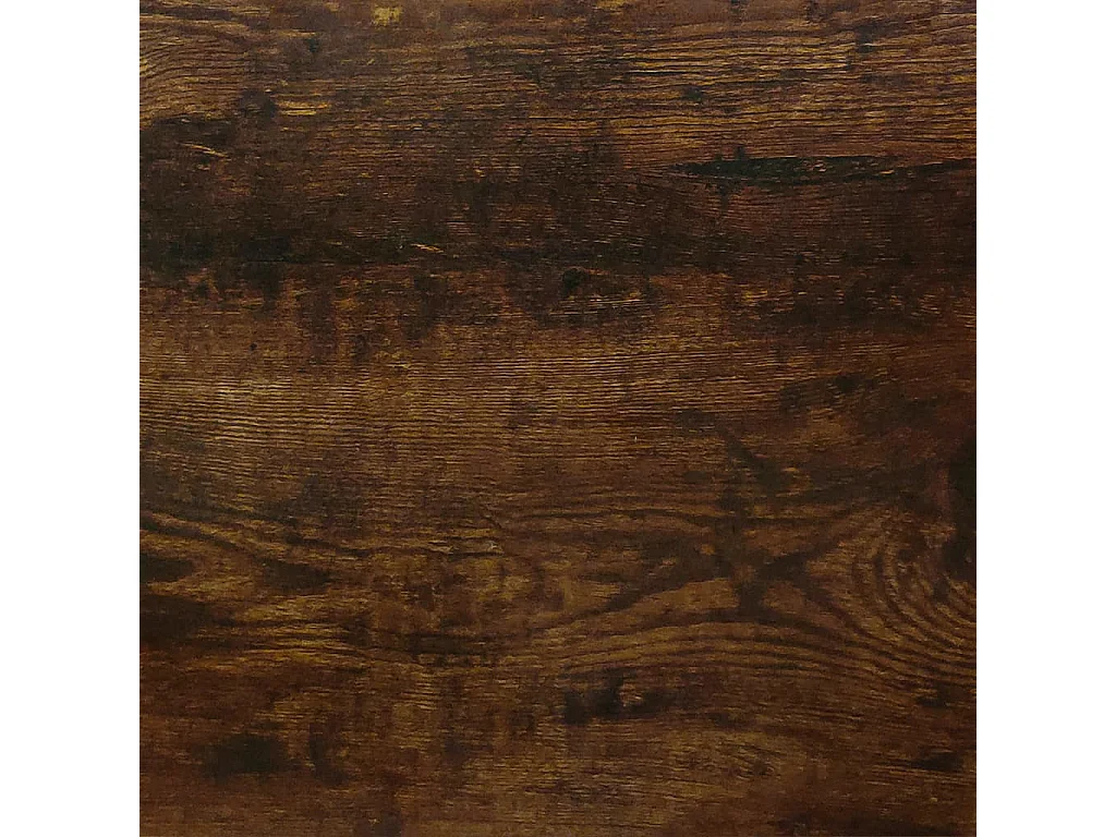 Bureau avec tiroir et armoire Chêne fumé 100x40x73 cm