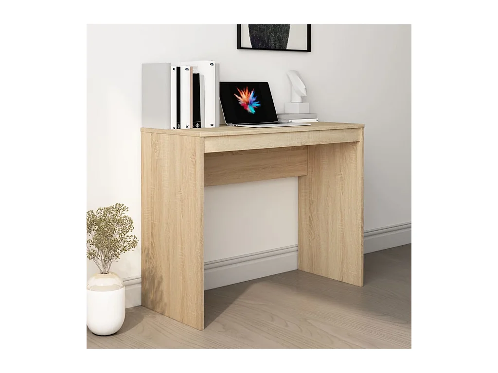 Schreibtisch Sonoma-Eiche 90x40x72 cm Holzwerkstoff
