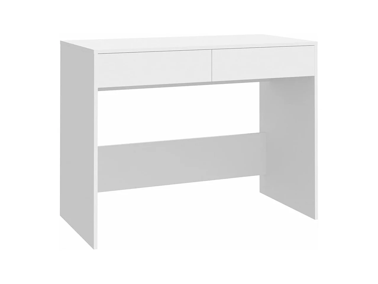 Bureau Blanc 101x50x76,5 cm Aggloméré