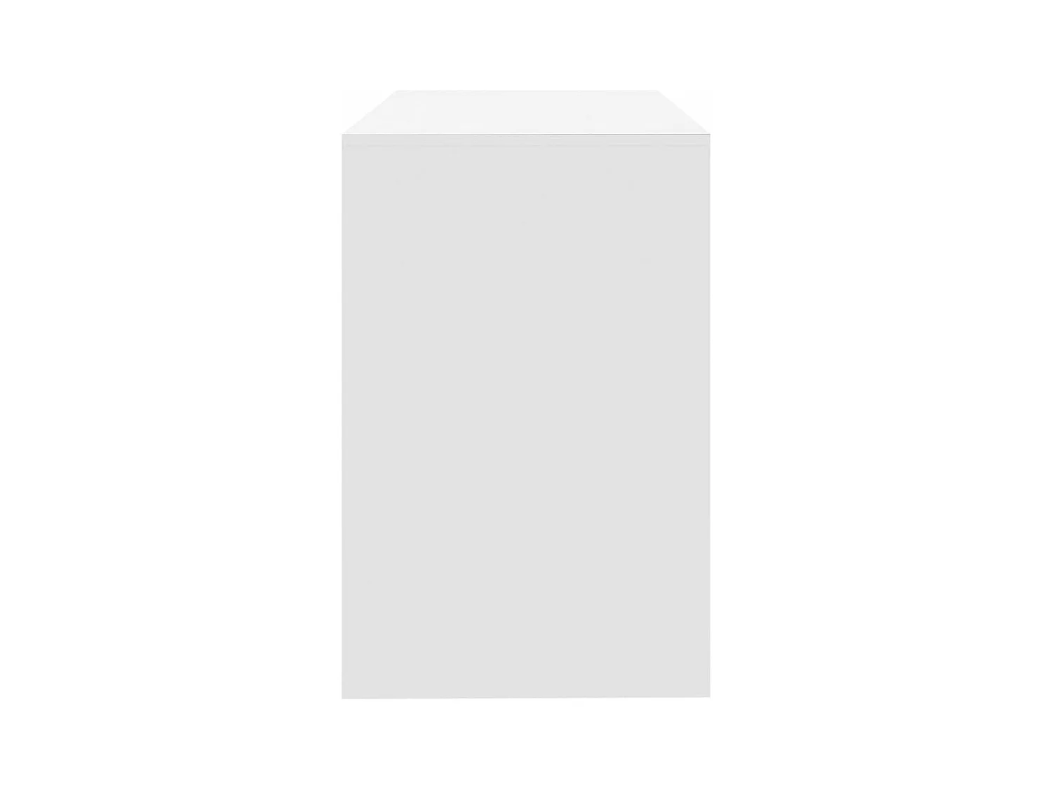 Bureau Blanc 101x50x76,5 cm Aggloméré