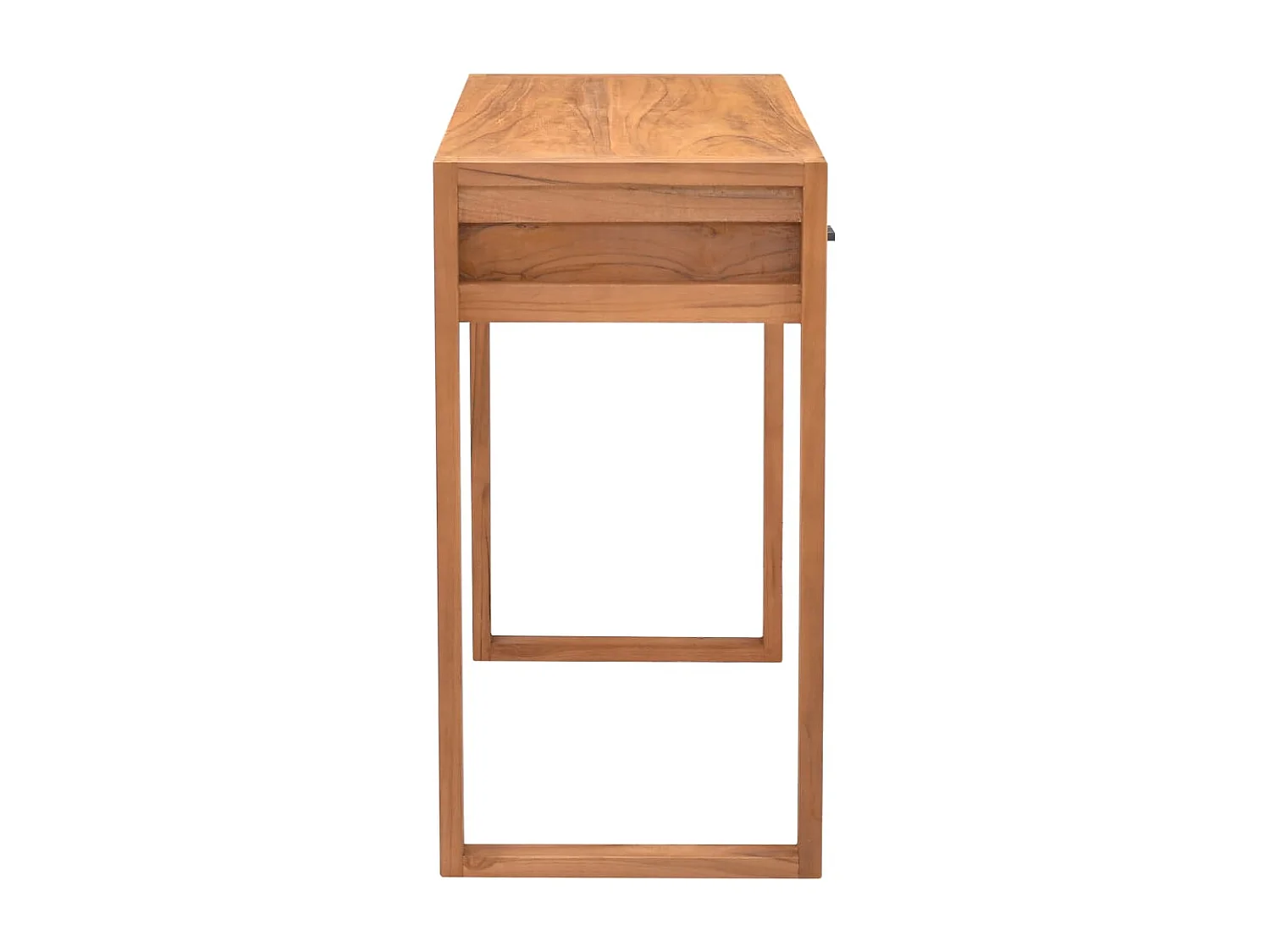 Scrivania con 2 Cassetti 100x40x75 cm in Legno di Teak