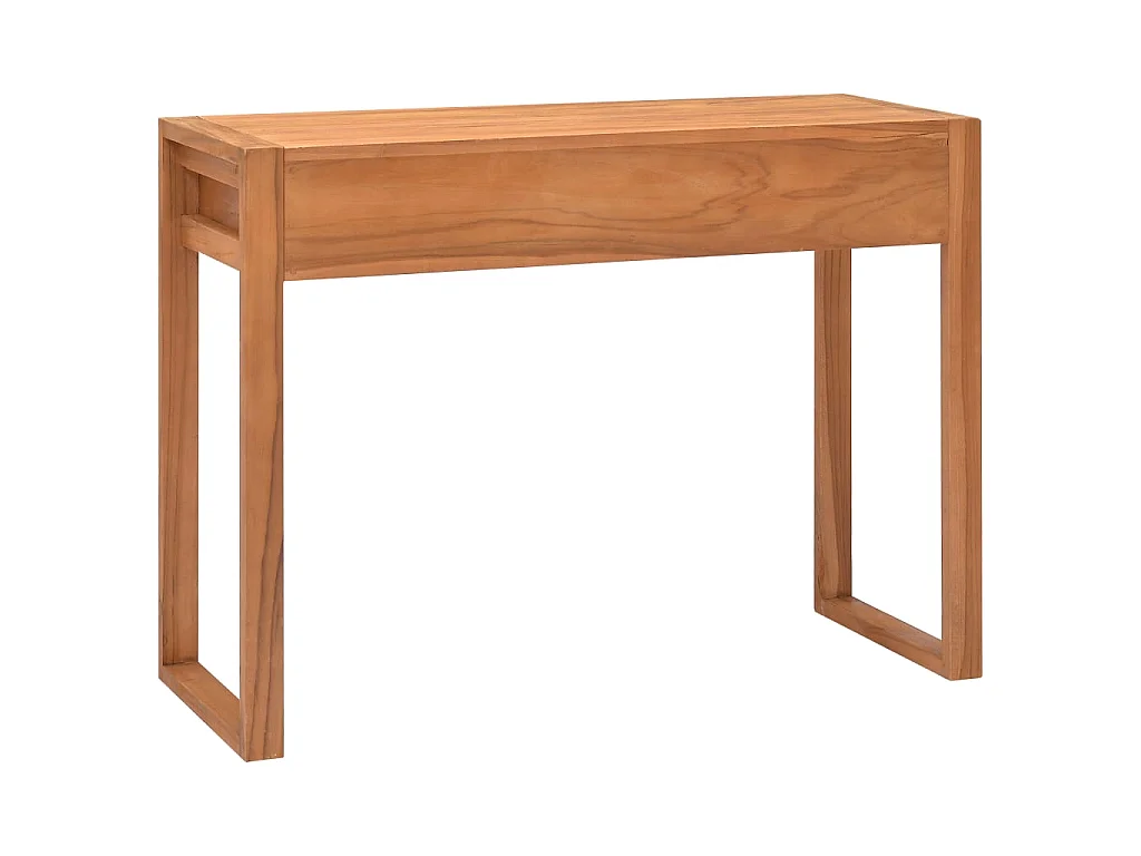 Schreibtisch mit 2 Schubladen 100x40x75 cm Teakholz