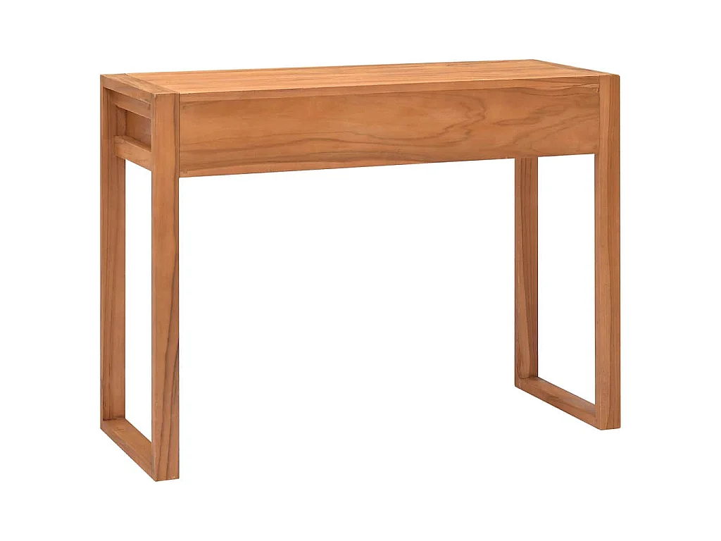 Bureau met 2 lades 100x40x75 cm teakhout