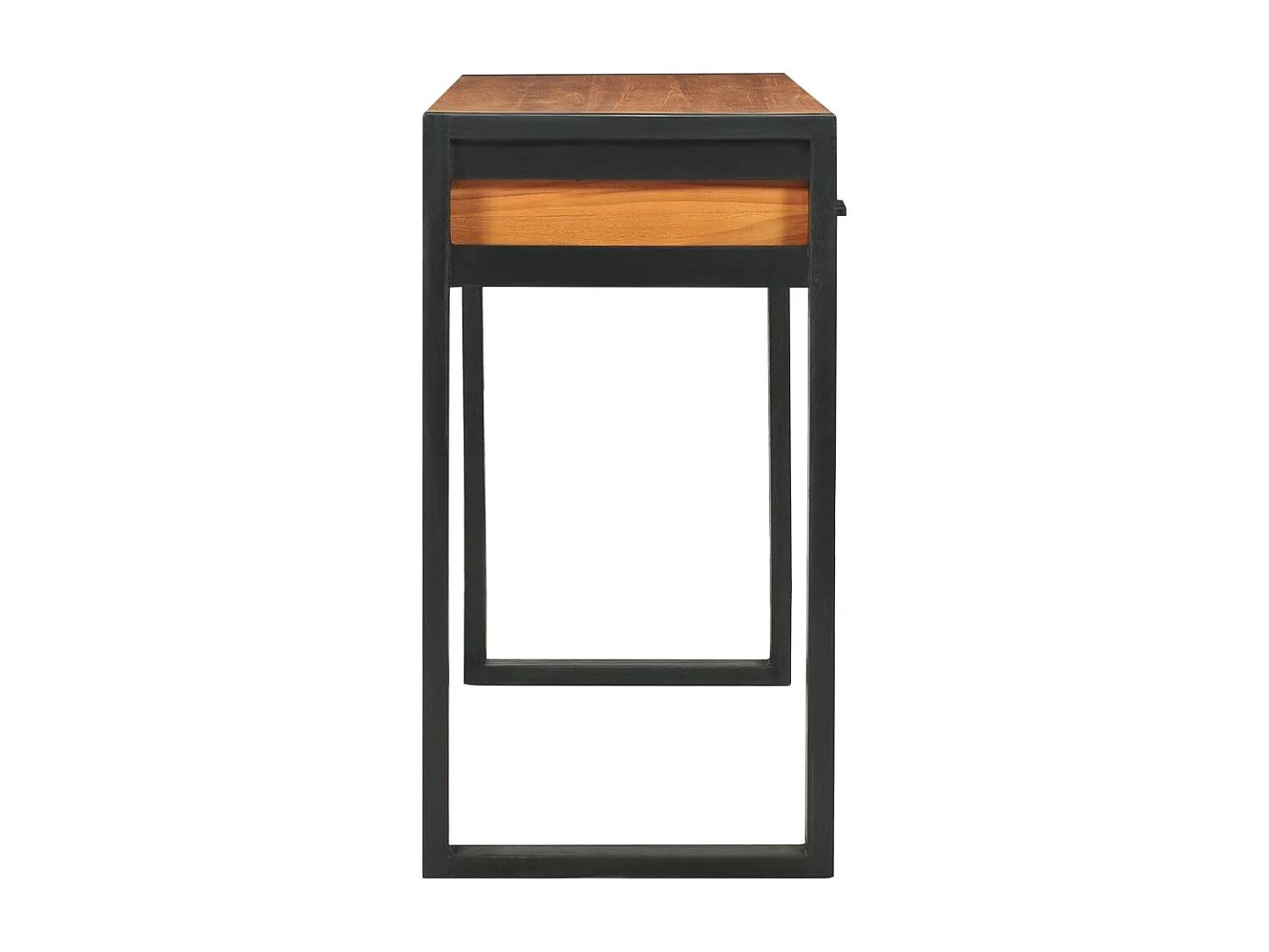 Scrivania con 2 Cassetti 100x40x75 cm in Legno di Teak
