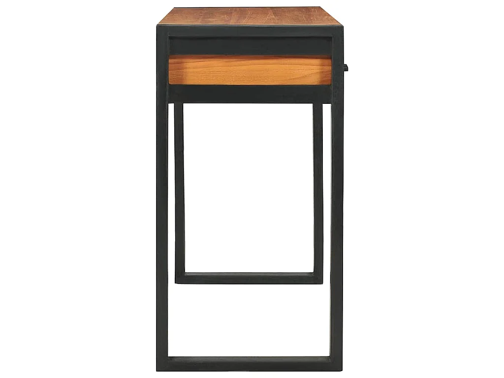 Escritorio con 2 cajones madera de teca 100x40x75 cm