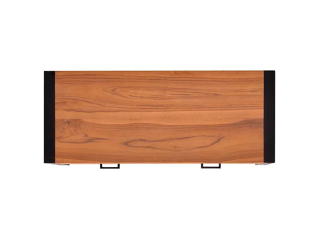 Escritorio con 2 cajones madera de teca 100x40x75 cm