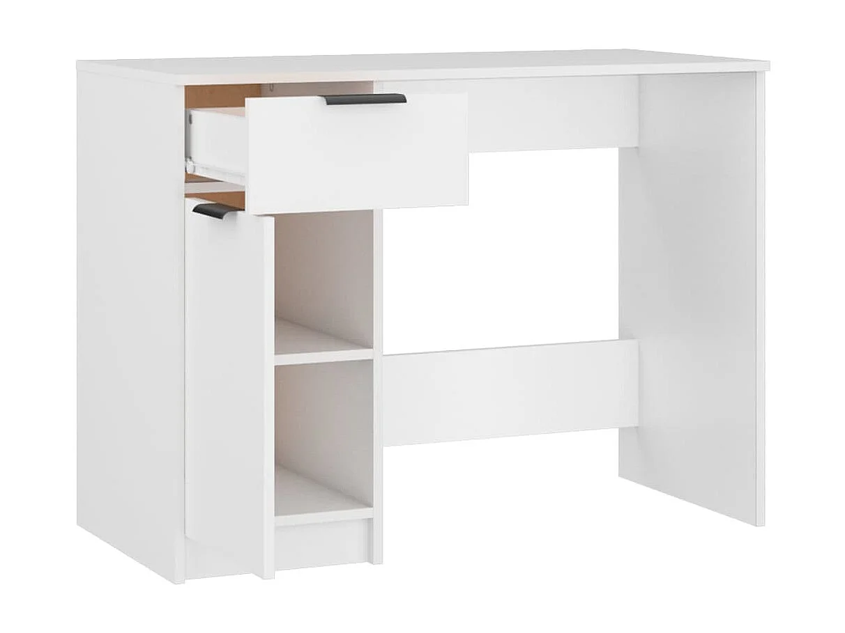 Bureau Blanc 100x50x75 cm Bois d'ingénierie