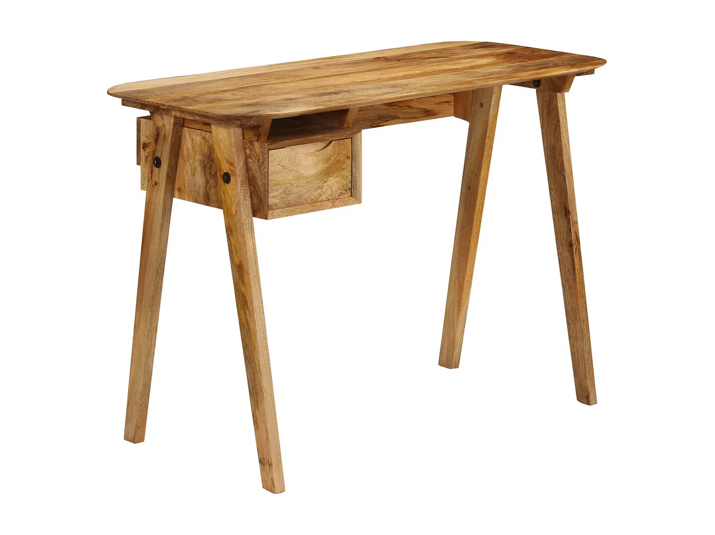 Secretária 110x50x76 cm madeira de mangueira maciça