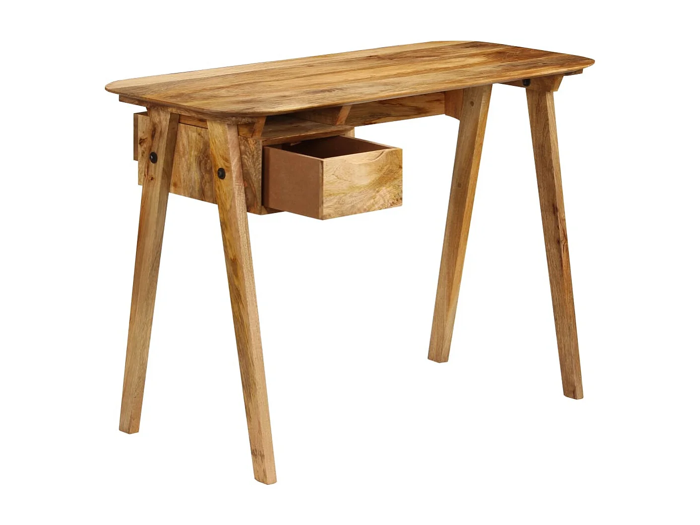 Secretária 110x50x76 cm madeira de mangueira maciça