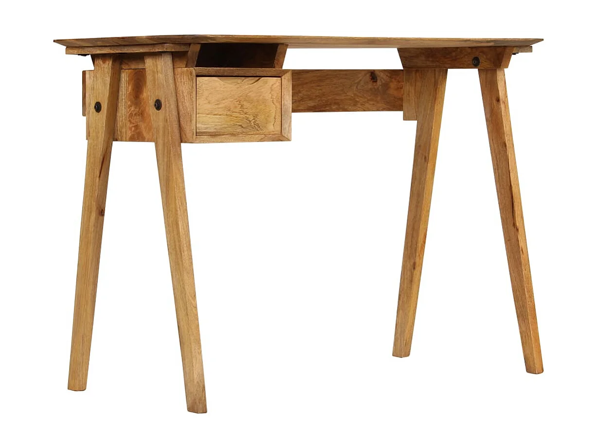 Secretária 110x50x76 cm madeira de mangueira maciça