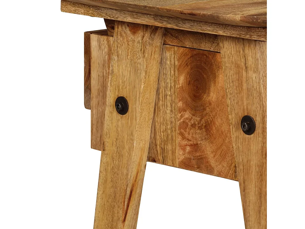 Secretária 110x50x76 cm madeira de mangueira maciça