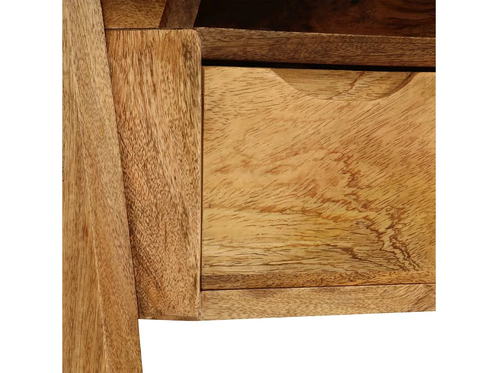 Secretária 110x50x76 cm madeira de mangueira maciça