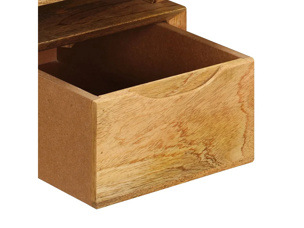 Secretária 110x50x76 cm madeira de mangueira maciça