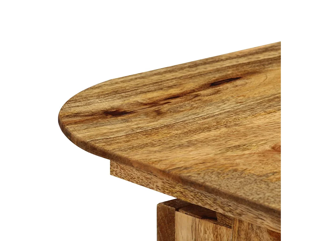 Secretária 110x50x76 cm madeira de mangueira maciça