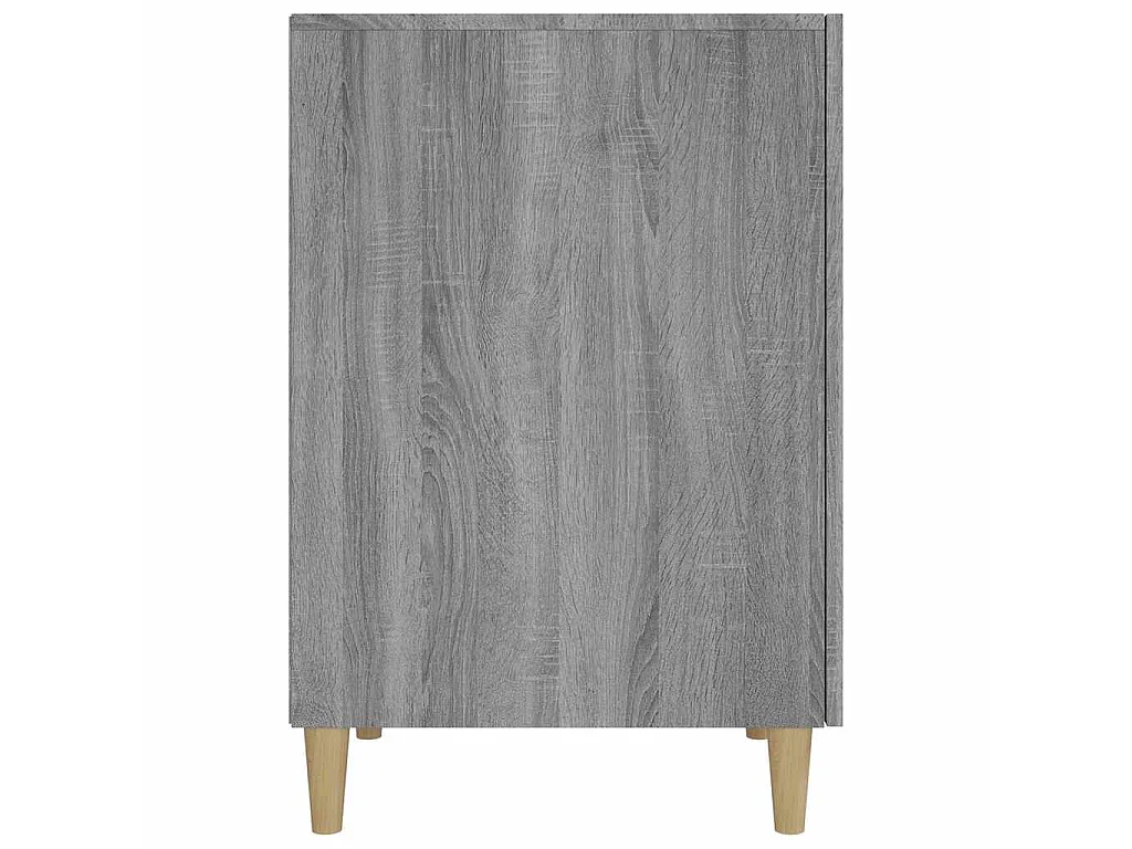 Bureau Sonoma gris 140x50x75 cm Bois d'ingénierie