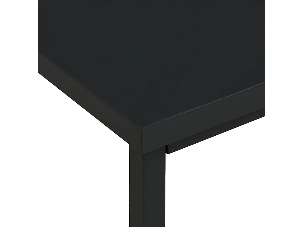 Bureau industriel avec tiroirs Noir 105x52x75 cm Acier