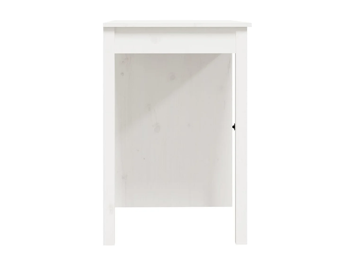 Schreibtisch Weiß 100x50x75 cm Massivholz Kiefer