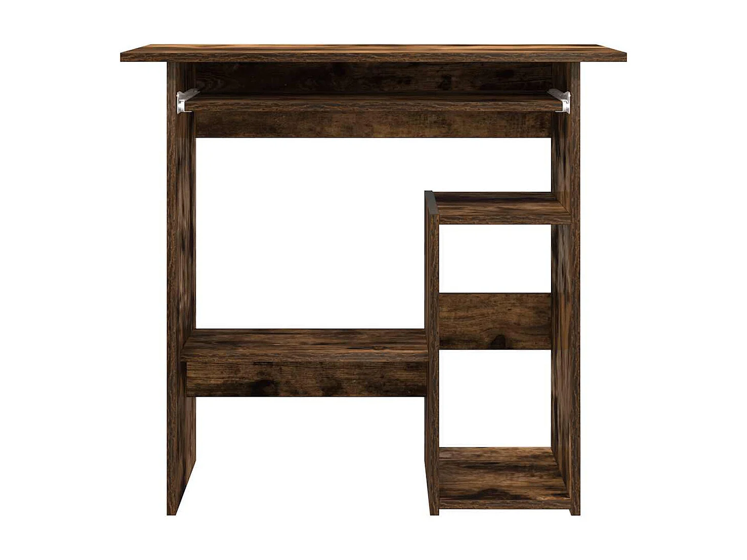 Bureau Chêne fumé 80x45x74 cm Bois d'ingénierie