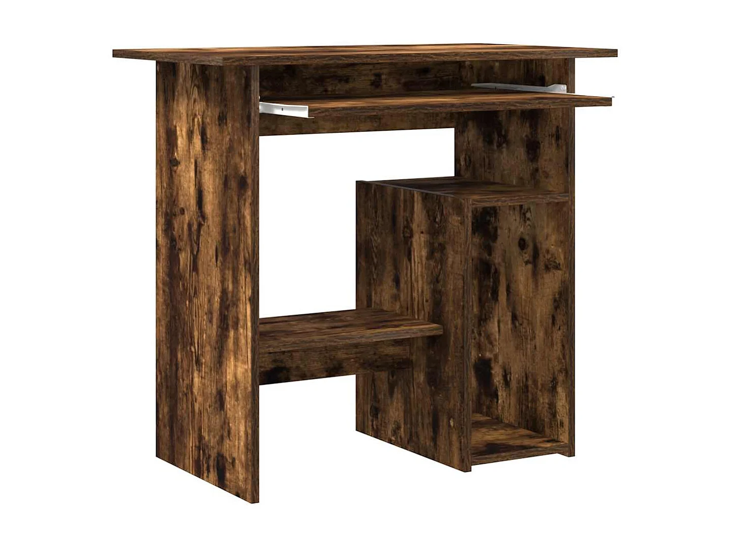 Bureau Chêne fumé 80x45x74 cm Bois d'ingénierie