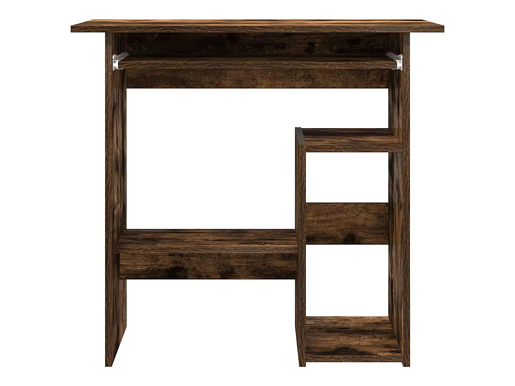 Bureau Chêne fumé 80x45x74 cm Bois d'ingénierie