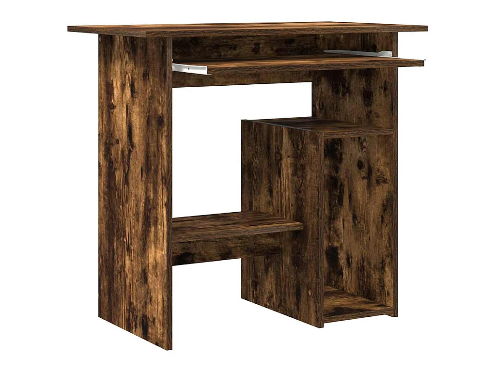 Schreibtisch Räuchereiche 80x45x74 cm Holzwerkstoff