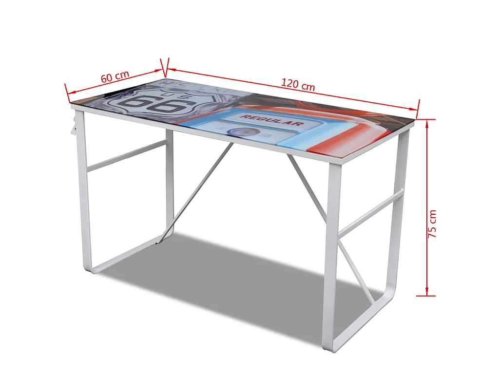 Bureau rectangulaire unique