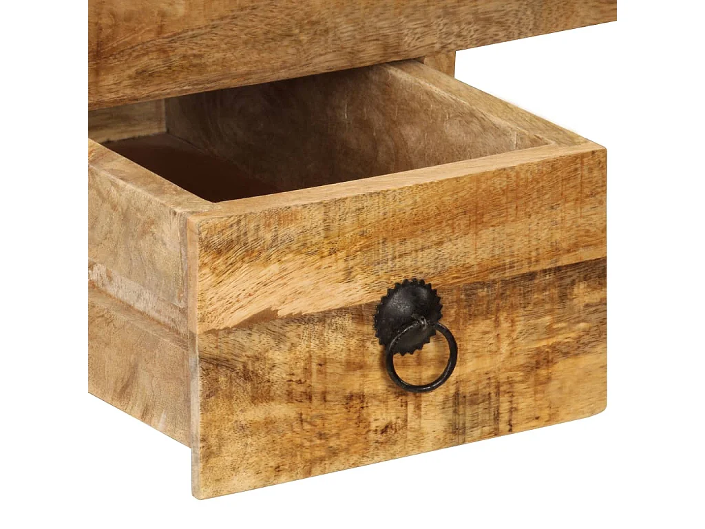 Schreibtisch mit 2 Schubladen 110 x 50 x 77 cm Mangoholz Massiv