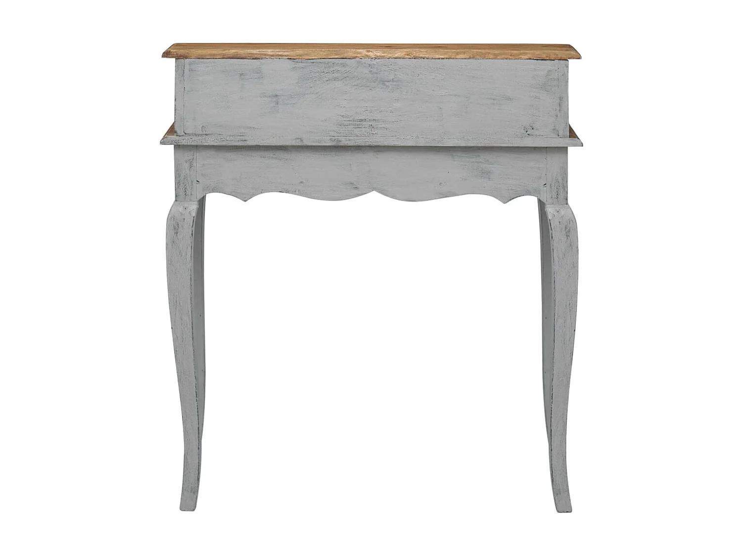 Bureau d'écriture bois d'acajou massif 80x40x92 cm