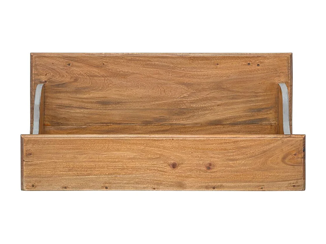 Bureau d'écriture bois d'acajou massif 80x40x92 cm