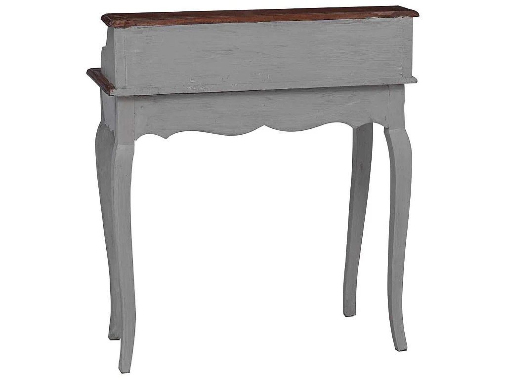 Bureau d'écriture bois d'acajou massif 80x40x92 cm